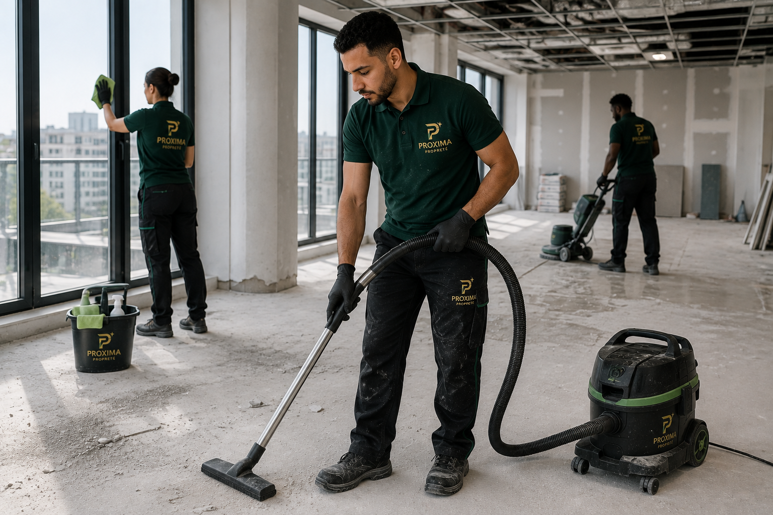 Nettoyage après travaux et fin de chantier
